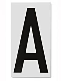 2" Vinyl Letters & Numbers White