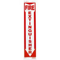 "Fire Extinguisher" Sign Glow 4" x 10"