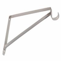 Shelf & Rod Bracket Brushed Nickel