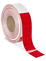 2" x 120" Red/Silver DOT2 Reflective Tape