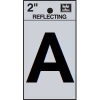 2" Vinyl Letter Reflective "A"