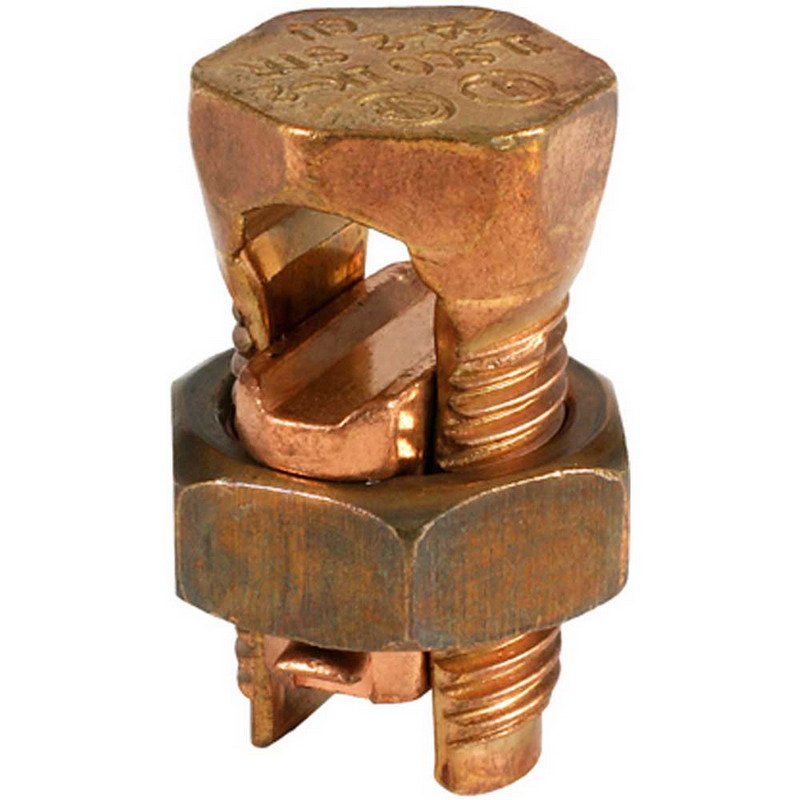 COPPER SPLITBOLT CONNECTOR 2 AWG