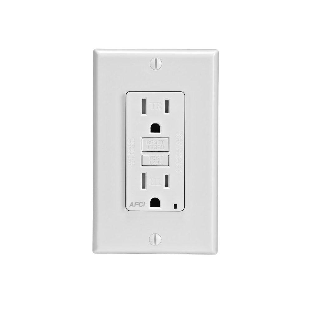 ARC-FCI TAMPER RESIST WHITE 15A