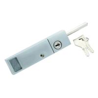 KEYED PATIO DOOR LOCK 2"BOLT WHT