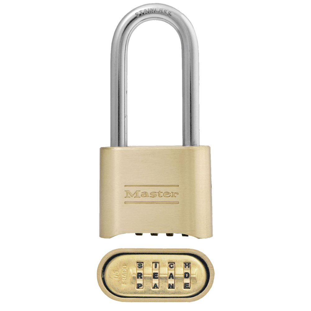 MASTER 1-1/2" BLUE COMBO PADLOCK