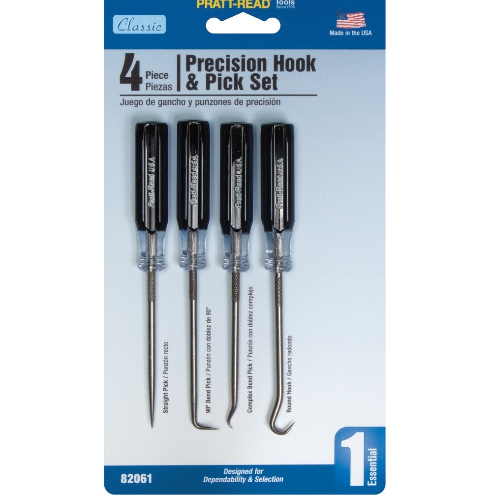ECONOMY PICK & HOOK SET 4PC