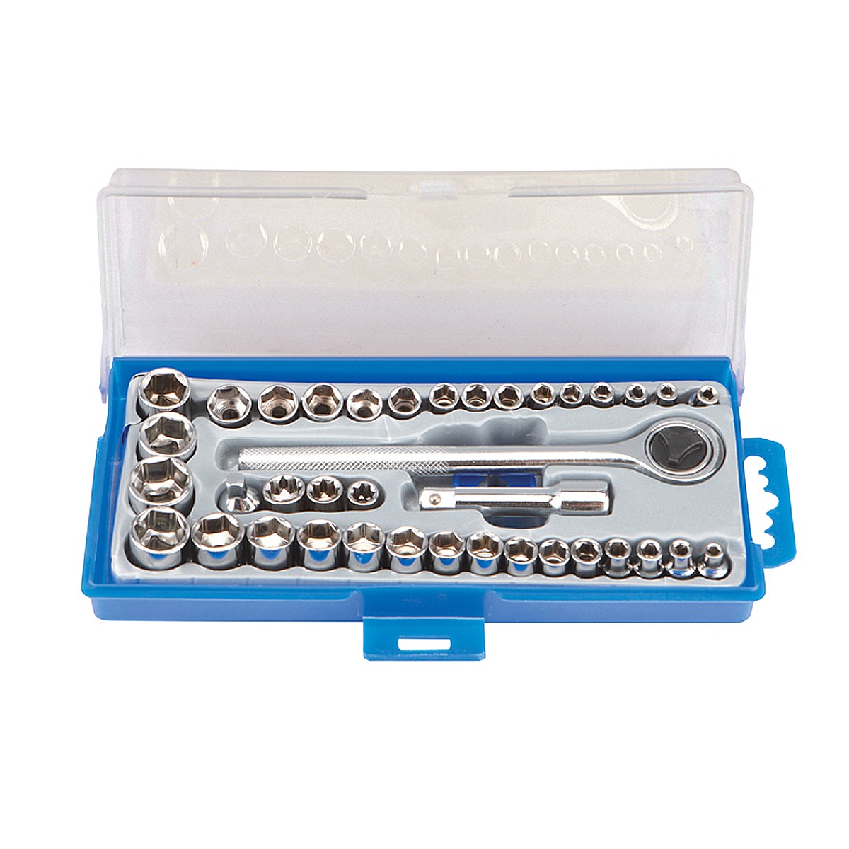 1/4" SOCKET SET SAE/METRIC 40PC