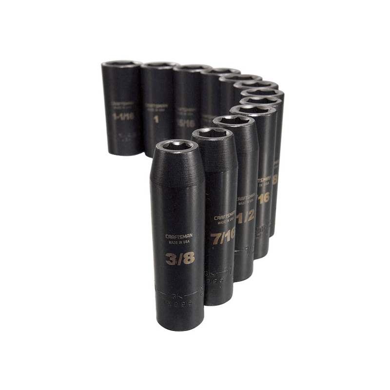 1/2" SKT DEEP IMP 6PT BLK 5/8"