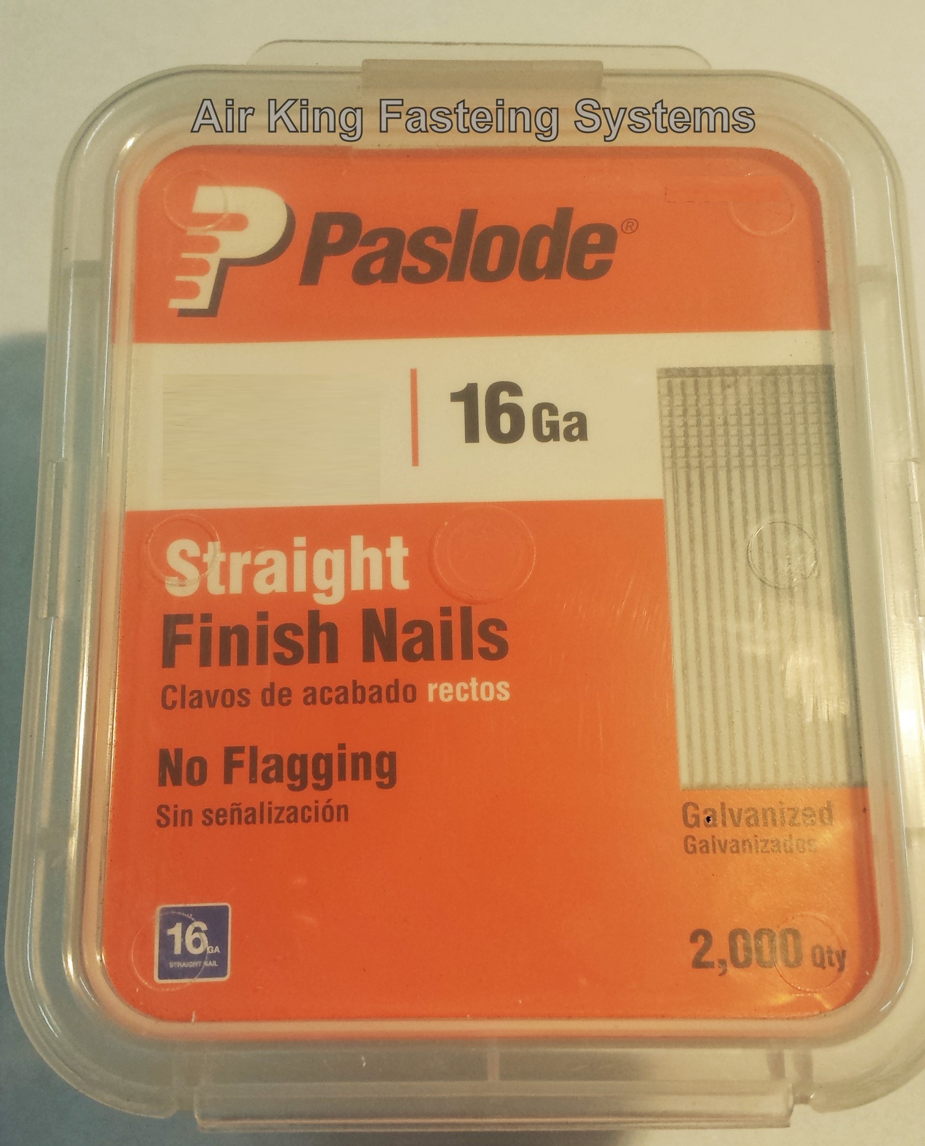 1-1/4" PAS 16GA FINISH BRAD 2M