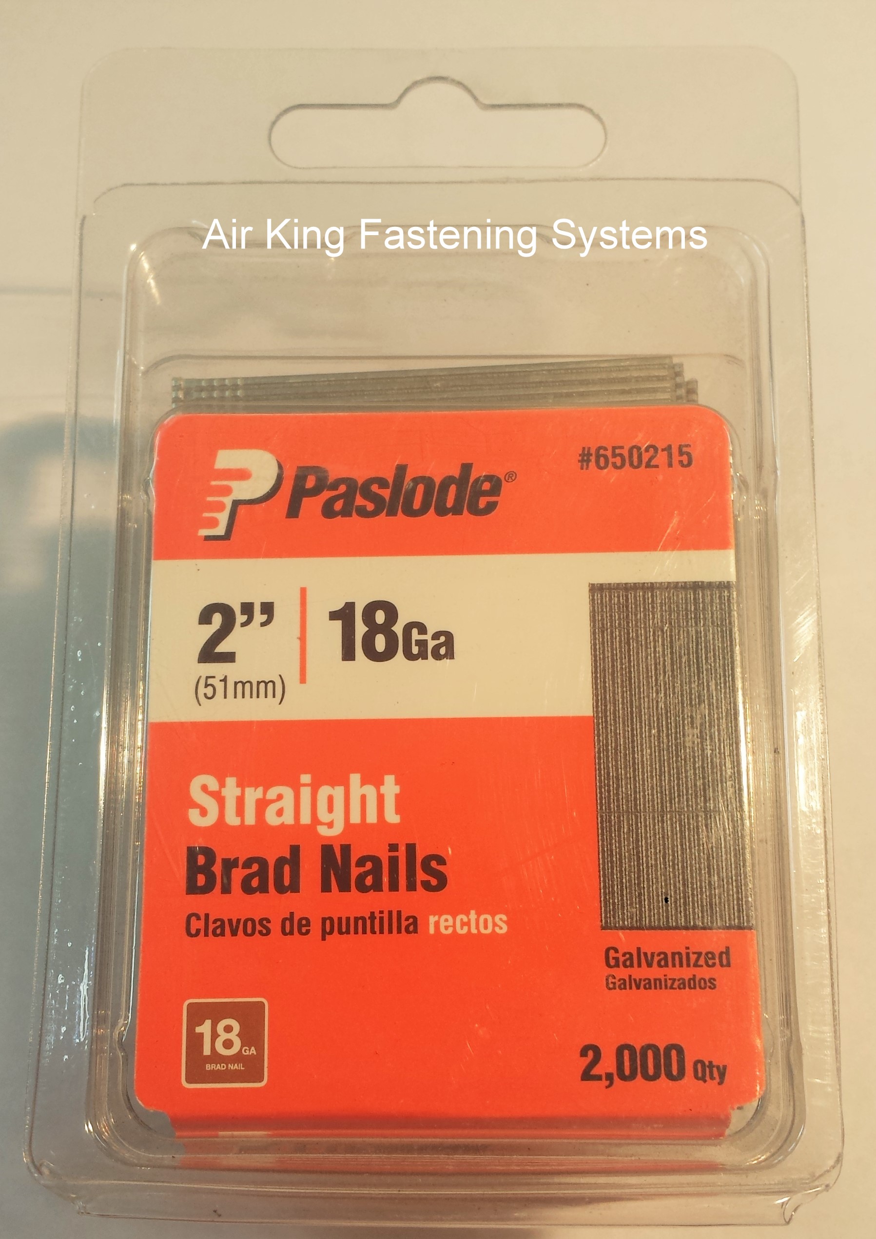 2" PAS 16GA FINISH BRAD 2M