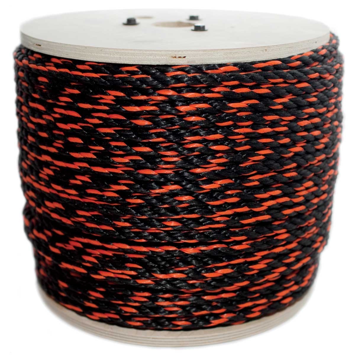 CHP TRUCK ROPE BLK/ORG 1/2"X100'