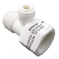 1/4" PUSH FIT TEE PLASTC