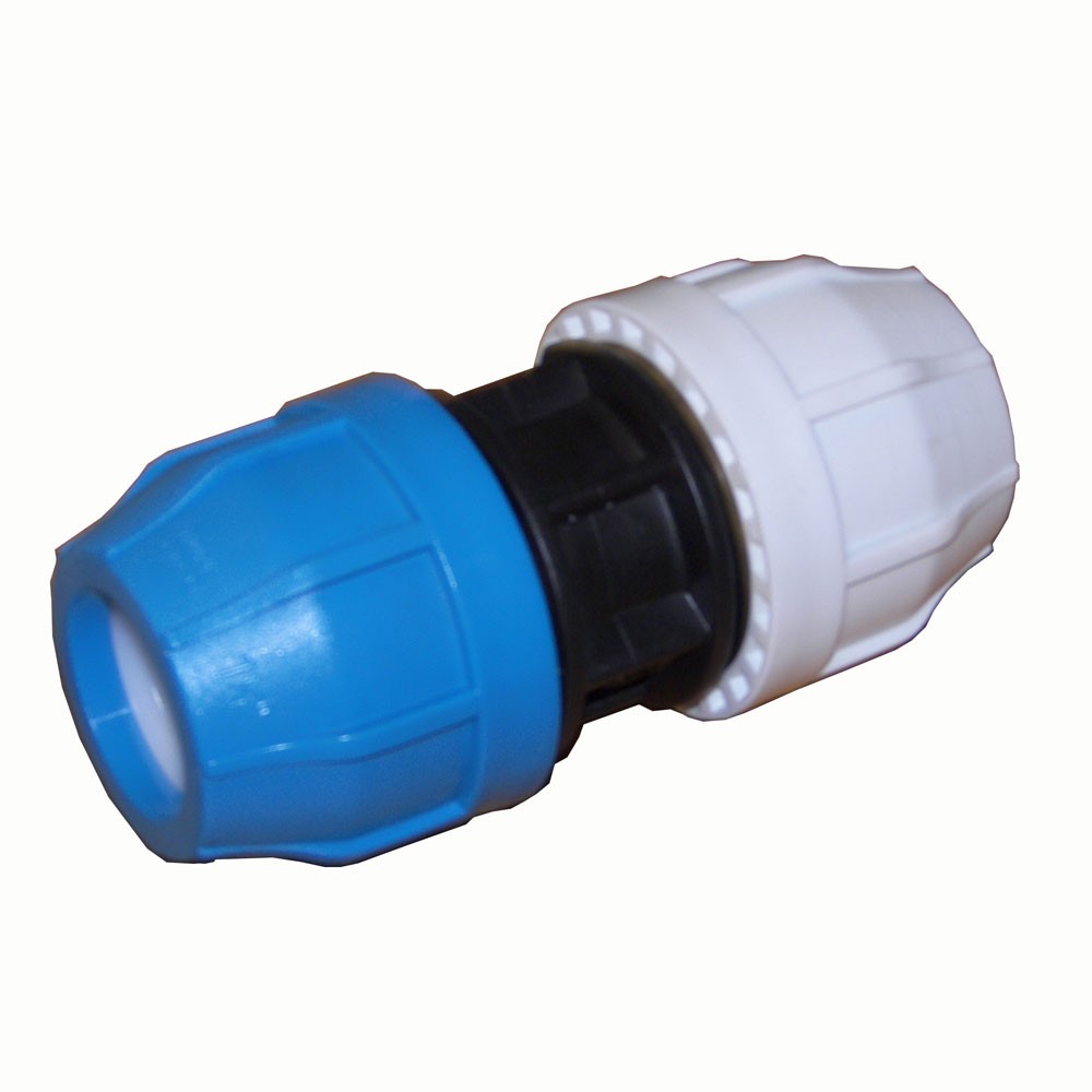 PVC 1-1/4" COMPRESSION COUPLNG