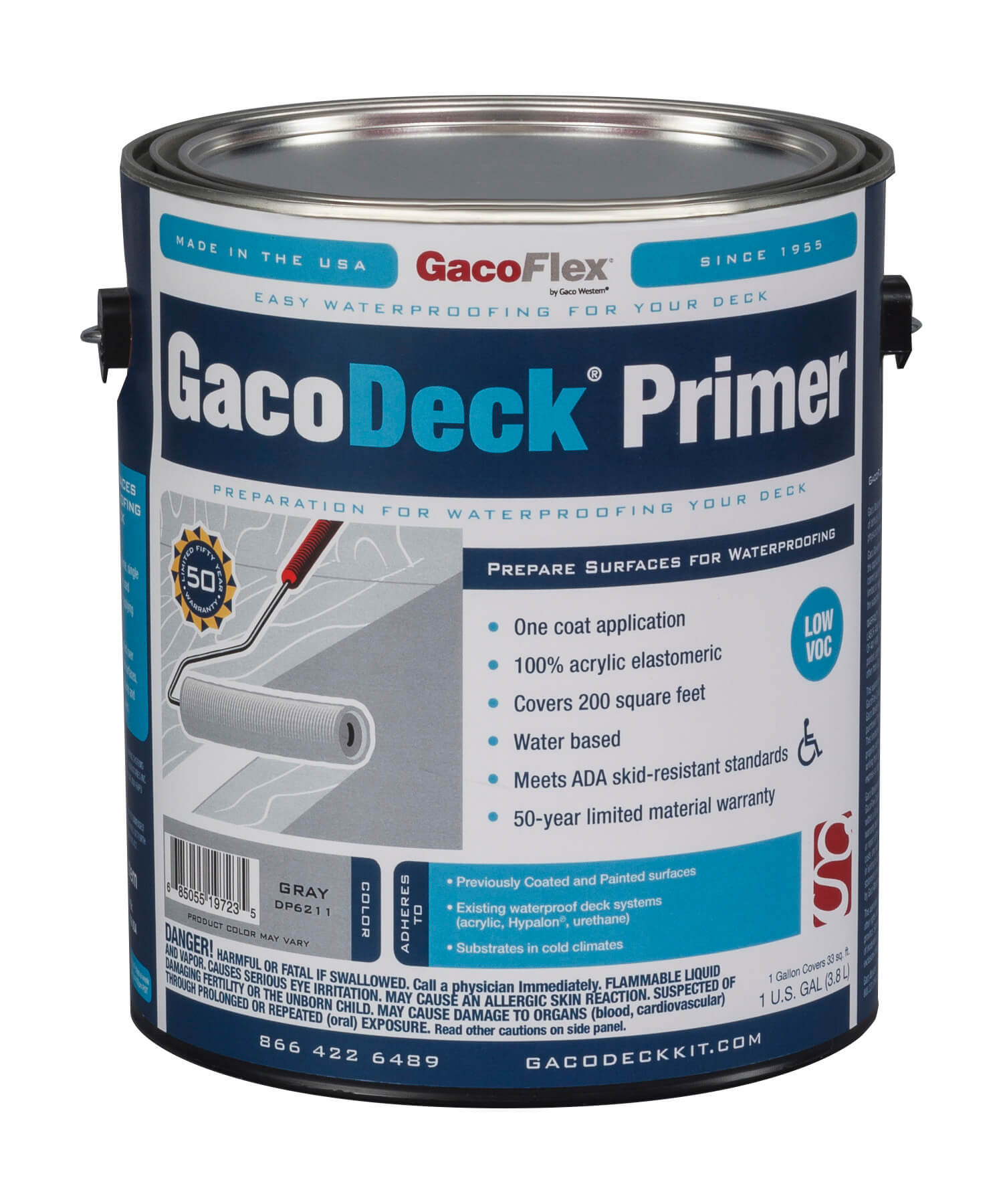 GACODECK PRIMER GAL GRAY