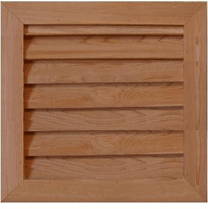REDWOOD LOUVER VENT 16X18