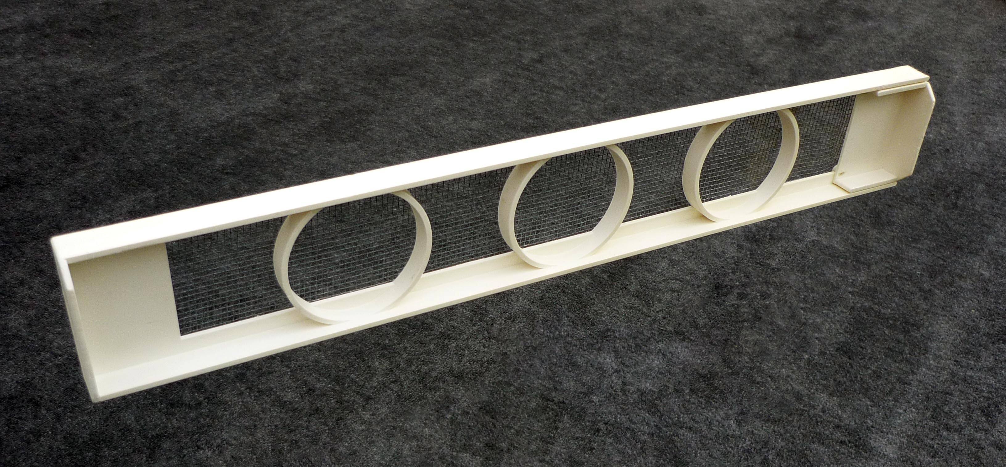 EAVE RAFTER VENT 3.5X22 1/4 MESH