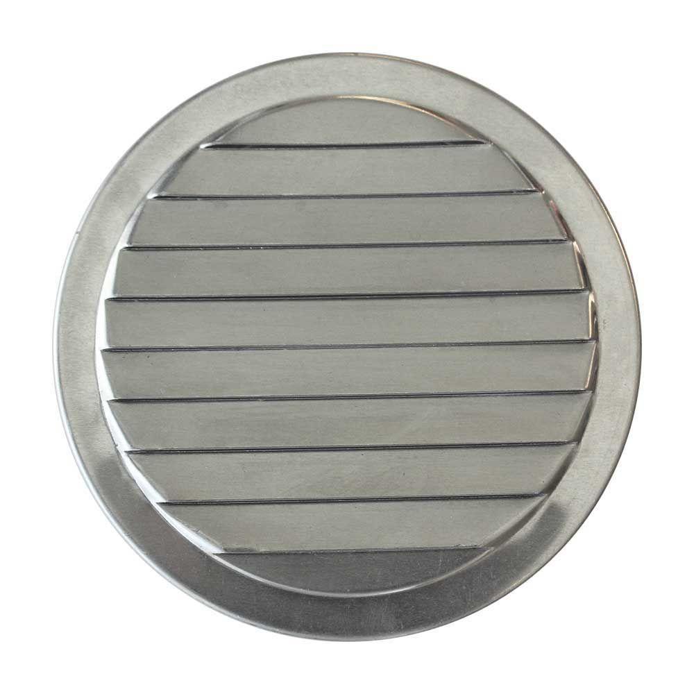 4" ROUND MINI LOUVER VENT ALUM