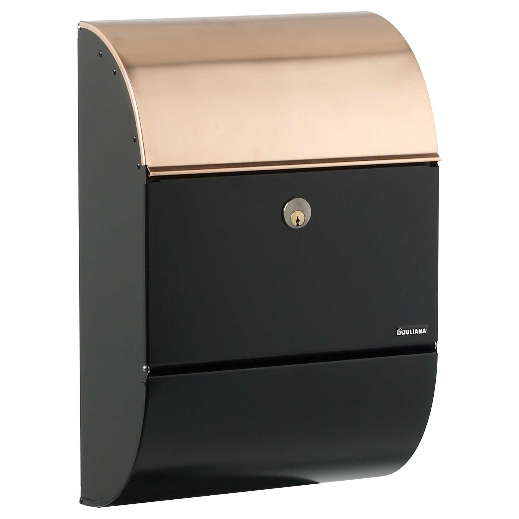 Gibraltar Wall Mount Mailbox Woodlands Medium Vertical Steel Black