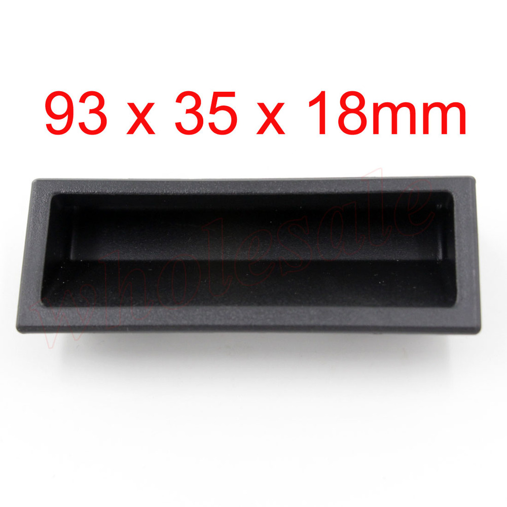 RECTANGLE STEEL FLUSH PULL NICKL