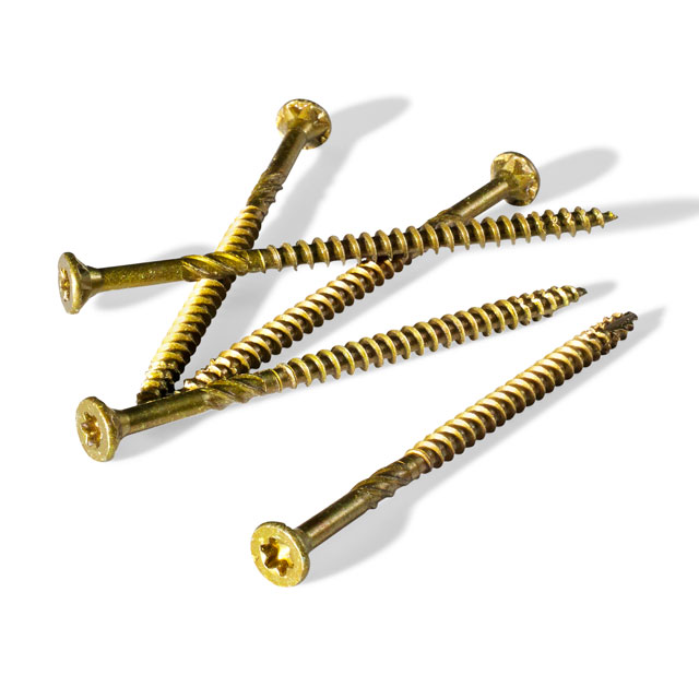 3"GOLD CONST SCREW T25 BX 5#