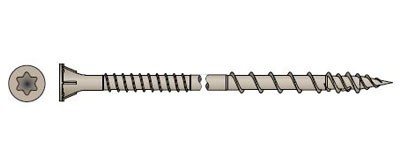 10 X 5 RUSTGUARD TORX SCREW BX3#