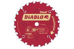 DIABLO 6" 40T CARBIDE BLADE