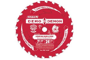 DIABLO 7-1/4" FRAMING/DEMO BLADE