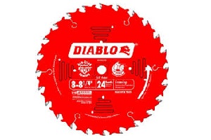 DIABLO 8.25" 24T WOOD CARB BLADE