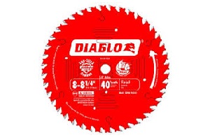 DIABLO 8.25" 40T FNSH CRB BLADE