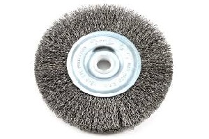6" 1/2-5/8 ARBOR COARSE WIRE WHL