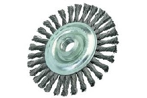 4" 5/8 11THD KNOT WIRE WHEEL