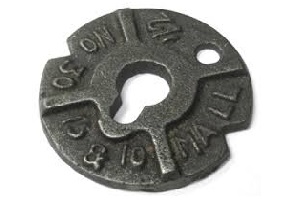 1/2" Black Iron Malleable Washer