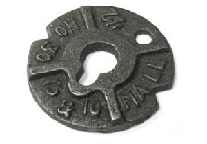 5/8" Black Iron Malleable Washer