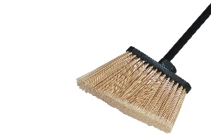 FINE SWEEP SLV FLAGGED BROOM 24"