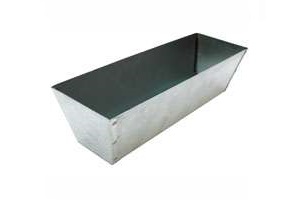 12" GALVANIZED MUD PAN