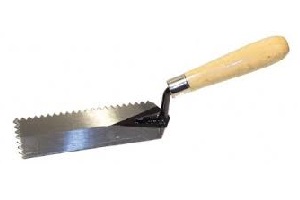 5X2 NOTCHED MARGIN TROWEL 1/4 SQ