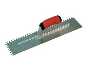 1/4"X3/8"X1/4" SQ NOTCH TROWEL