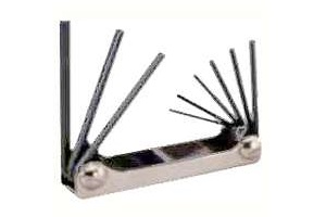 FOLDUP HEX KEY 3/16-3/8" 5PC
