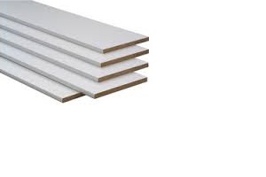 16" x 97" White Melamine Shelving