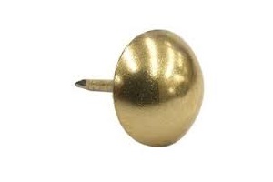 Brass Upholstery Nails Pack of 25