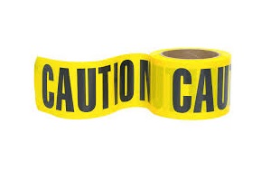 Anchor Brand Caution Barrier Tape 3" x 300' Yellow