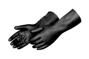 BLACK 13" NEOPRENE GLOVE MEDIUM
