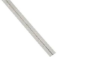 HINGE CONT NICKEL 1-1/16X30"