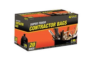 CONTRACTOR BAG 42GAL PK20 3.0M
