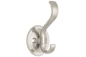 H-D COAT/HAT HOOK SATIN NICKEL