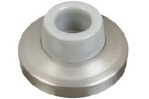 WALL DOOR STOP SOLID S NICKEL