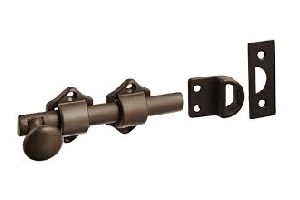 4" SOLID BRS SURFACE BOLT BRONZE