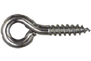 1-3/16" SCREW EYE ZINC PK8