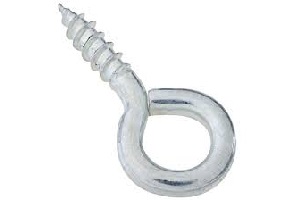 1-25/32" SCREW EYE ZINC PK5
