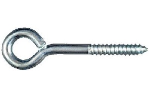 5/16 X 4" SCREW EYE ZINC EA
